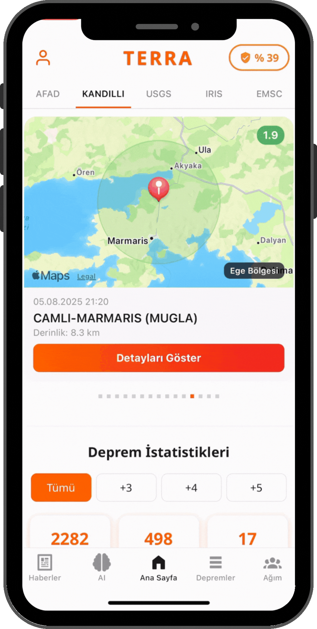 Deprem İstatistikleri